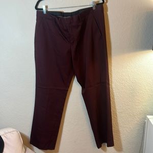 Express photographer maroon dress pant 36/30